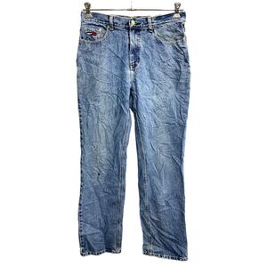 TOMMY HILFIGER デニムパンツ W33 トミーヒルフィガー ブルー コットン 古着卸 アメリカ仕入 2401-725