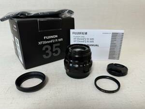 富士フィルム（FUJIFILM）XF 35mm F2 R WR　ブラック　レンズ　単焦点レンズ 防水