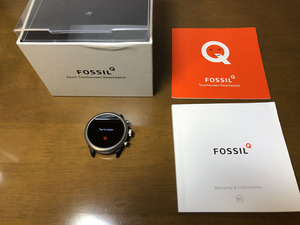 ジャンク【FOSSILフォッシル】 スポーツスマートウォッチ FTW4019 ブラック 腕時計