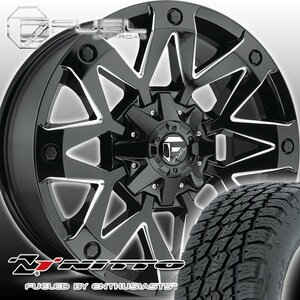 FUEL D555 Ambush ナビゲーター エクスペディション シルバラード 20インチタイヤホイールSET NITTO TERRA GRAPPLER 265/50R20 275/55R20