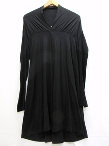 ZUCCa ズッカ ワンピース Dress M ZU73JH411ブラック 毛100% MADE IN JAPAN