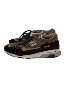 NEW BALANCE◆ローカットスニーカー/UK7.5/BRW/スウェード/M1500BGG