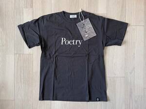 POET MEETS DUBWISE POETRY IN THE ECHO TEE Tシャツ 墨黒 L ／ PMD-PIETS-0025 SILENT POETS 下田法晴