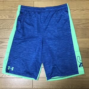 UNDER ARMOUR KID’S TRAINING SHORTS size-YXL(平置き41股下29) 中古(美品) 送料無料 NCNR