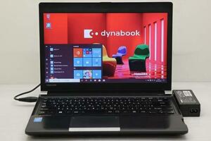 【中古】 東芝 dynabook R734/K Core i5 4300M 2.6GHz/4GB/128GB(SSD)/Multi/13.3W/FWXGA(1366x768)/Win10(中古品)　(shin