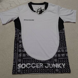 サッカージャンキー　Jr半袖プラシャツ　SJ23A02K ホワイト　140cm 