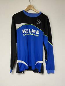 ★KELME 長袖プラシャツ フットサル サッカー L★Tシャツ タグなし スボルメ 