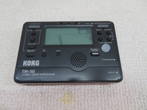 ★KORG TM-50 チューナー/メトロノーム COMBO TUNER METRONOME コルグ 電池付き 動作品 98327★！！