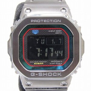 1円スタート 未使用品 CASIO カシオ G-SHOCK メンズ腕時計 フルメタル 5000 SERIES GMW-B5000BPC-1JF レインボー タフ ソーラー 保証書付き