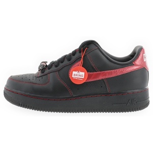 NIKE ナイキ ×RTFKT Air Force 1 Low Demon エアフォース1 ロー デーモン ローカットスニーカー ブラック/レッド US7/25cm FQ3956-001