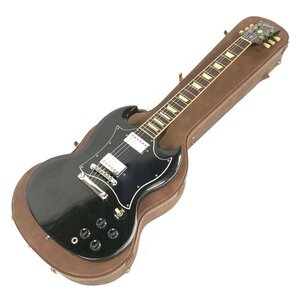 Gibson ギブソン SG Standard エレキギター シリアルNo.93115341 黒系 1995年製 ハードケース付き★動作品