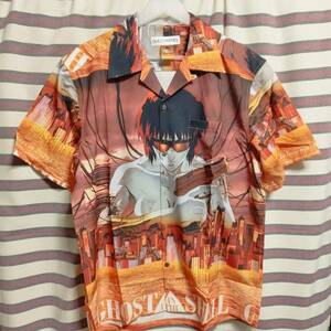 GHOST IN THE SHELL shirts Hawaiian Shirt mamoru oshii japanese anime★攻殻機動隊 半袖シャツ ゴースト イン ザ シェル