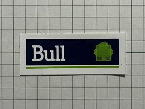 外国 古いステッカー：Bull 半導体 デザイン 広告 ビンテージ +Eb