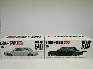 [絶版] 1/64 Mini GT KAIDO HOUSE Datsun 510 Pro Street GReddy Bluebird ダットサン ブルーバード MiniGT ミニGT TSM 街道ハウス 016 017