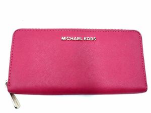 ネコポスOK MICHAEL KORS マイケルコース 35H3GTVZ3L ラウンドジップ 財布 ピンク ■■ ☆ ebc2 レディース