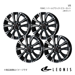 LEONIS/VR デミオ DJ系 アルミホイール4本セット【17×6.5J 4-100 INSET42 PBMC】0041238×4