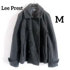 Lee Prest M ピーコート ダークグレー　ウール　極暖　コート