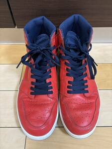 NIKE AIR JORDAN 1 RETRO HIGH OG David Letterman 27.5㎝ 555088-606 ナイキ エアジョーダン1レトロハイ デイヴィッド・レターマン 中古