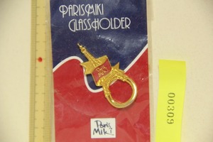 PARISMIKI GLASS HOLDER ピンバッチ 検索 パリ ミキ グラスホルダー ピンズ PINS 非売品 グッズ 企業物 ノベルティ 