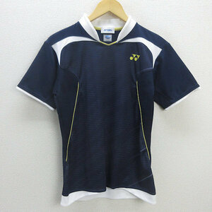 G■ヨネックス/YONEX ドライTシャツ/スポーツウェア【S】紺/men