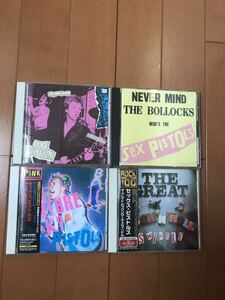 希少! sex pistols☆セックス ピストルズ☆CD☆4枚セット☆人気！貴重！レア！ジャンク！