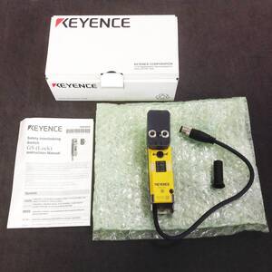 ●【AH-09407】中古品 KEYENCE キーエンス ソレノイドロック 標準タイプ PNP M12コネクタタイプ GS-71PC+GS-A21