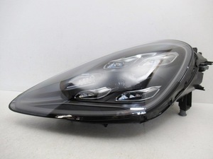 【良品】 Porsche ポルシェ カイエン マトリックス 959 純正 左 ヘッドライト LED 9Y0.941.035 (n068111)