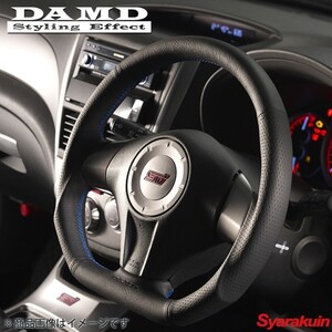 DAMD/ダムド ステアリング SS358-D（L） ブルーステッチ インプレッサ WRX-STI GRB/GRF/GVB/GVF アプライド：A-