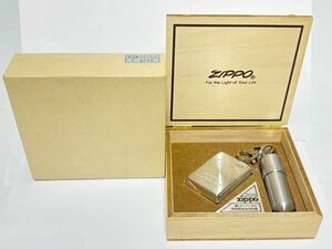 (166) ZIPPO ジッポ ジッポー ライター AN AMERICAN CLASSIC リミテッドエディション NO.0143 限定銀スピンセット Silver未使用品