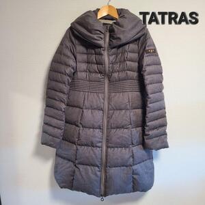 ☆ タトラス ダウンコート 羽織 ショールカラー 16AW コート 03 グレー