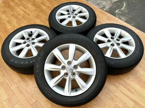 トヨタ ウィッシュ 純正 15インチ アルミホイール★GOODYEAR 185/65R15 4本セット★ プレミオ アリオン プリウス等に