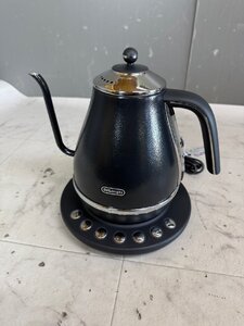 NI120246◆DeLonghi デロンギ◆アイコナ 温度設定機能付き 1.0L 電気カフェケトル KBOE1230J-GY 電気ケトル プレステージグレー 直取歓迎！