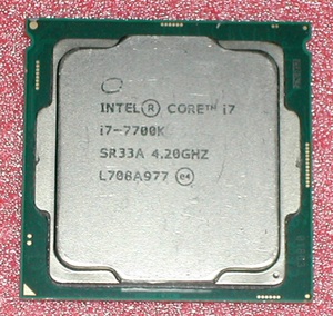 ジャンクチップ剥がれ　Core i7 7700K LGA1151