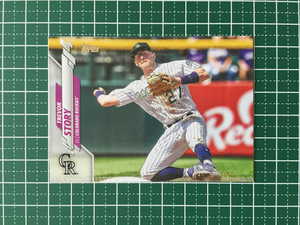 ★TOPPS MLB 2020 SERIES 2 #637 TREVOR STORY［COLORADO ROCKIES］ベースカード 20★