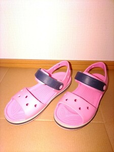 クロックス 　crocs　サンダル　ピンク