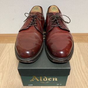 ALDEN オールデン プレーントゥ 990Y 革靴 コードバン ブラウン US10D 28cm USA製