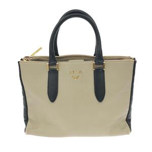 ◆ATAO アタオ トートバッグ◆ ブラック/ベージュ レザー レディース bag 鞄