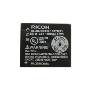 Ricoh リコー DB-65 リチウムイオンバッテリー 純正 デジタルカメラ GR-III Digital Cameras DB65 充電池 (1444-00)