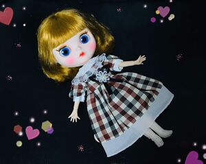 Blythe ブライス ICYドール 1/6ドール 人形 フィギュア カスタムドール ワンピース 現品のみ (B210982)