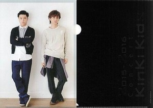 中古クリアファイル(男性アイドル) KinKi Kids A4クリアファイル 「2015-2016 Concert KinKi Kids」