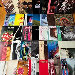 ▼まとめ出品▼ ⑤ 洋楽ロック・ポップス系 35枚 ビートルズ エイジア マドンナなど レコード 中古 現状品 ROCK POPS DISCO国内盤 帯 obi