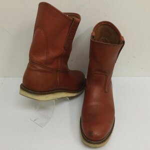 レッドウィング 8866 PECOS BOOTS 9インチ オロラセット ポーテージ ペコスブーツ Eワイズ ブーツ ブーツ US：9 茶 / ブラウン