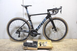 最新コンポ!!■FACTOR ファクター OSTRO VAM フルカーボン BLACK INC FORTY FIVE ULTEGRA R8170 Di2 2X12S サイズ52 2021年モデル 美品