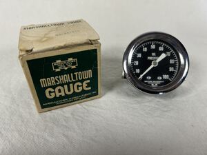 デッドストック Marshall Town Gaugeマーシャルタウン旧車 油圧計