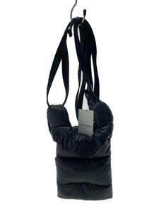 MONCLER◆Legere CROSS BODY BAG/ショルダーバッグ/ナイロン/BLK