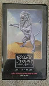 送料無料★ローリング・ストーンズ★THE RONNING STONES★LIVE/-ライブ映像~ブリッジズ・トゥ・バビロンツアープロモーションビデオ~/VHS