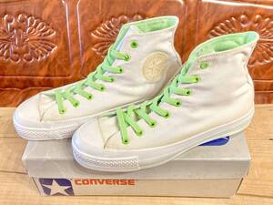 ★☆80s!銀箱!USA!レア!!コンバース ALL STAR NEON ACCENT 26cm converse オールスター ネオンアクセント ハイカット ビンテージ 219☆★