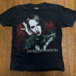 ヴィンテージ バンドT マリリンマンソン　大判プリント　ロックTシャツ　Marilyn Manson