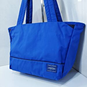 ポーター PORTER ポーターガール ムース トートバッグ 吉田カバン ブルー 8612349e20241126