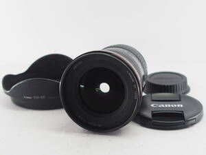 ★実用美品★ キヤノン CANON EF 16-35ｍｍ Ｆ2.8 Ｌ II USM ★完動品 ★前後キャップ フード付き ＃A1023